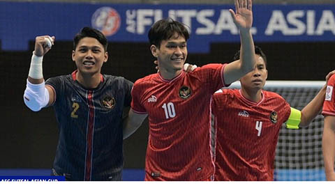 Đội tuyển futsal Indonesia thắng lớn, Iran hủy diệt Đài Bắc Trung Hoa để vào tứ kết